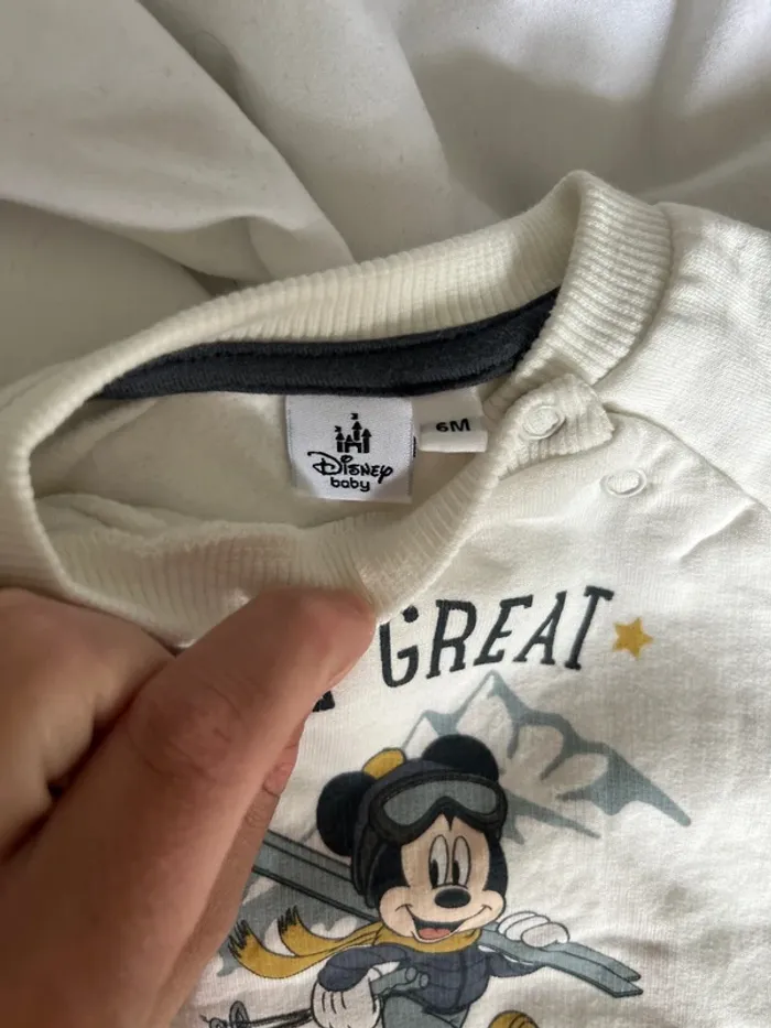 Pull bébé garçon Disney baby 6 mois - photo numéro 3