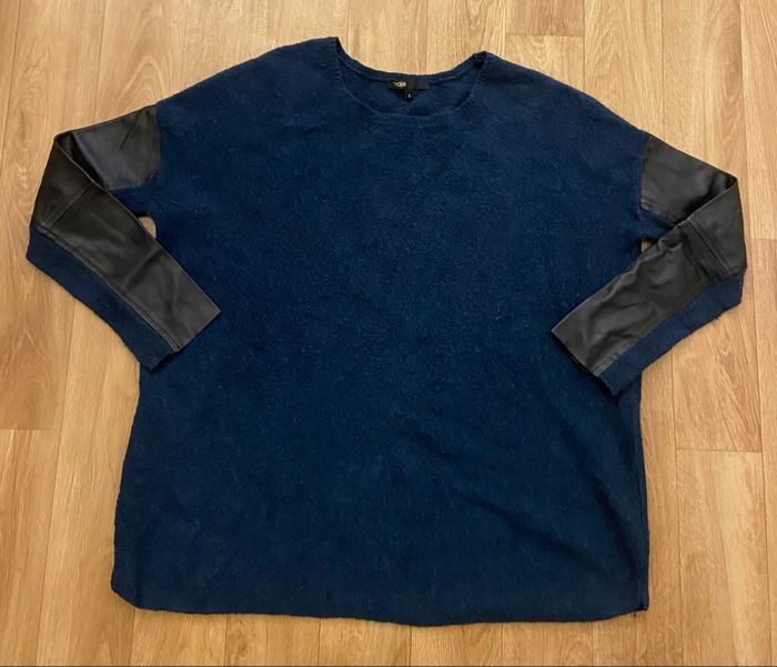 Pull large bleu canard T.2