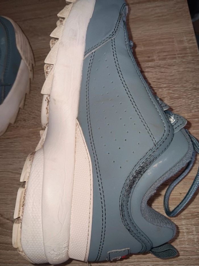 Baskets Fila Disruptor II Gris/bleu Authentiques 38,5 - photo numéro 6