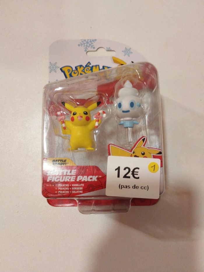 Pokémon - battle figure pack - Pikachu + Sorbébé