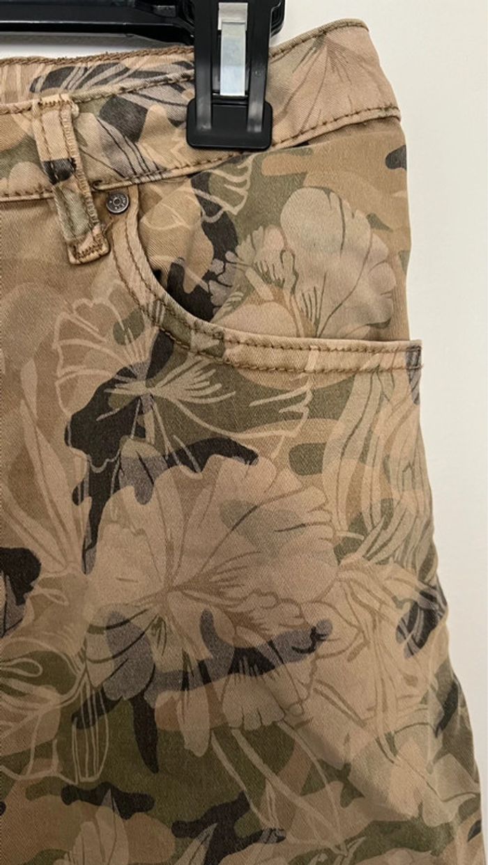 Pantalon droit en parfait état taille 38 marque cloothes 97 % coton  toile similaire au jean - photo numéro 4