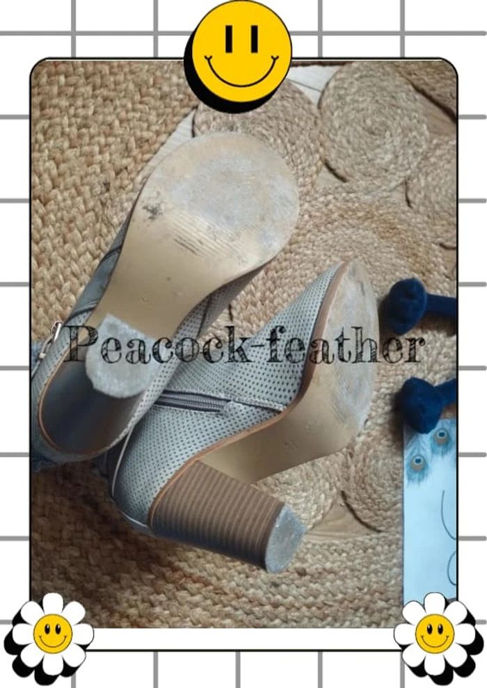 Bottines talons beiges 36 - photo numéro 10