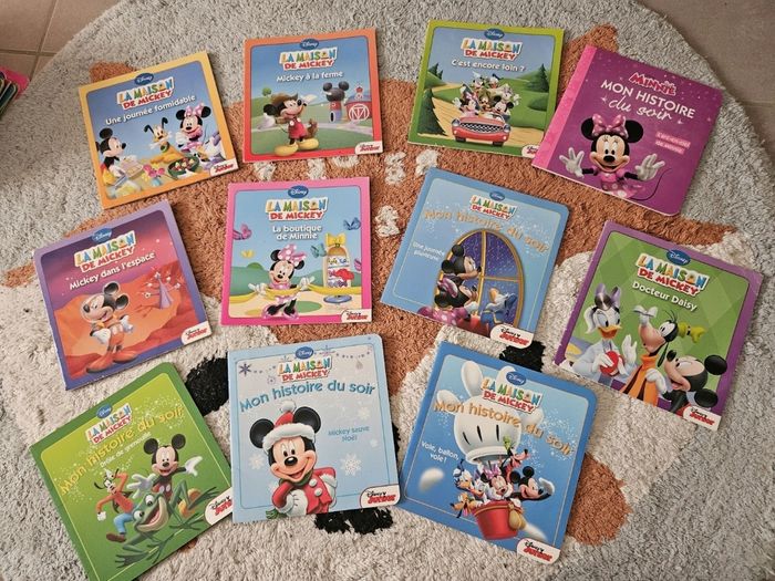 Lot de 11 livres Mon histoire du soir- La maison de Mickey