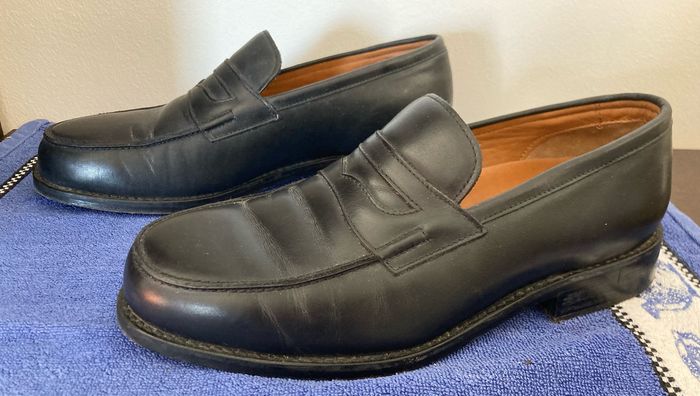 Mocassins hommes en cuir 6 1/2 - photo numéro 3