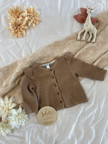 Gilet bébé fille 6 mois