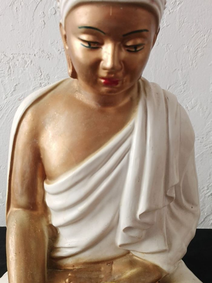 Bouddha blanc Lotus - photo numéro 9