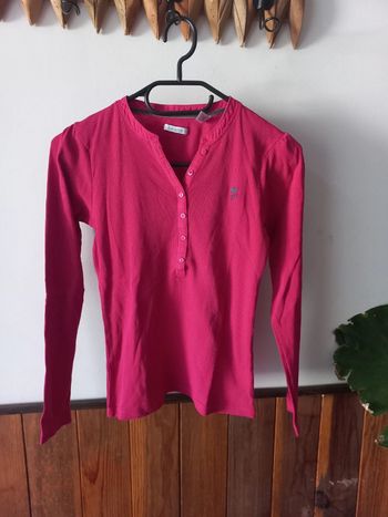 Tee-shirt manches longues rose