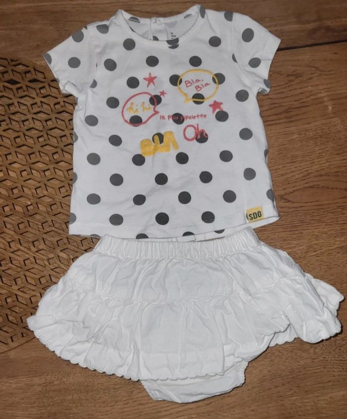 Lot 29 vêtements bebe fille 9mois - photo numéro 4