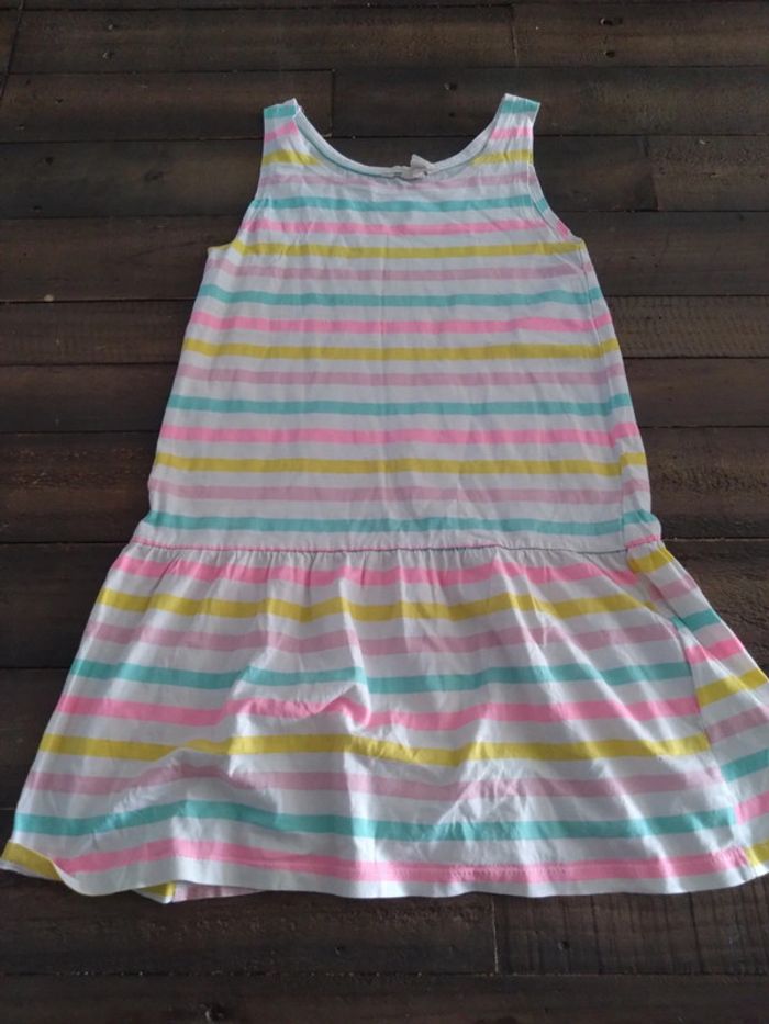 Robe été arc en ciel t 6 8 ans