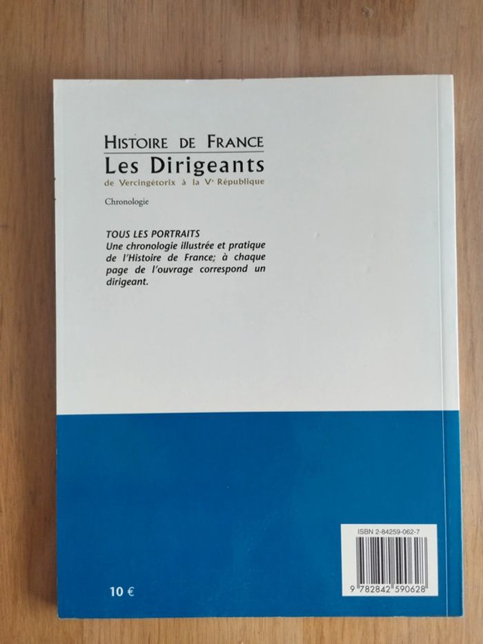 Livre histoire de France les dirigeants - photo numéro 2