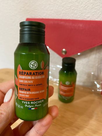 Lot de 2 shampoing réparation jojoba bio Yves Rocher