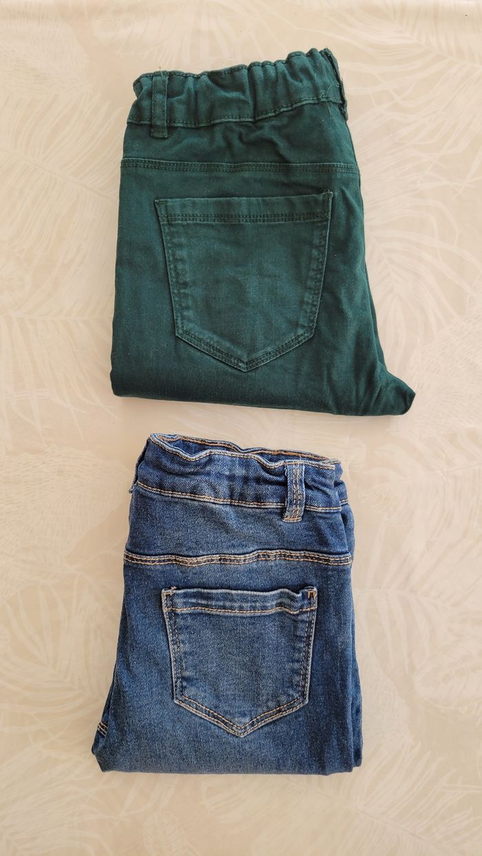 Lot de pantalons taille réglable 10 ans - photo numéro 10