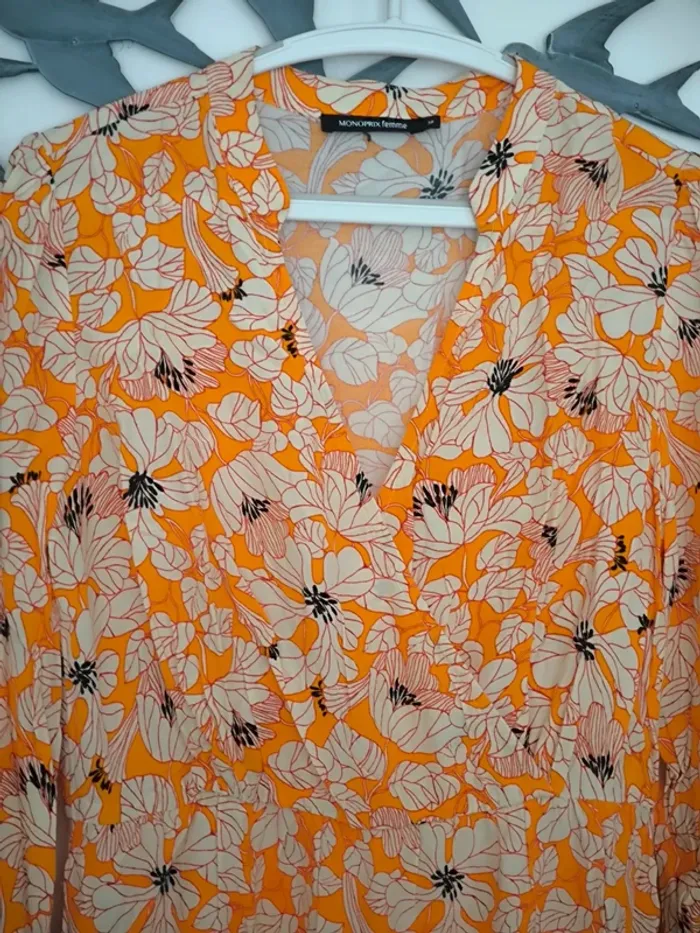 Robe longue Monoprix 38 🍋 - photo numéro 5
