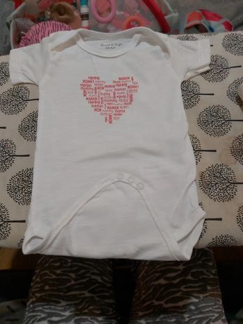 Body taille 62/68cm 3/6mois zeeman