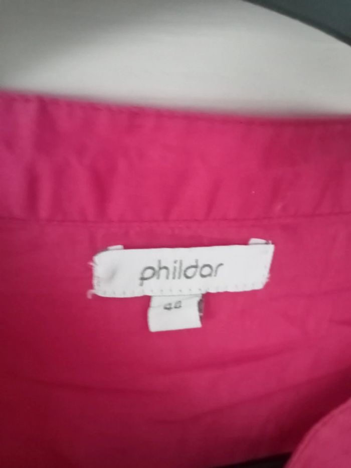 chemisier rose taille 44 phildar - photo numéro 2