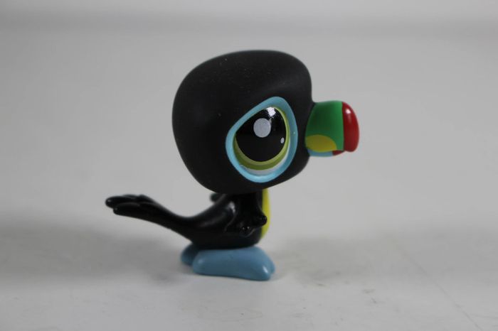 LPS Littlest Pet Shop 1396 Toucan Noir et Bleu - photo numéro 4