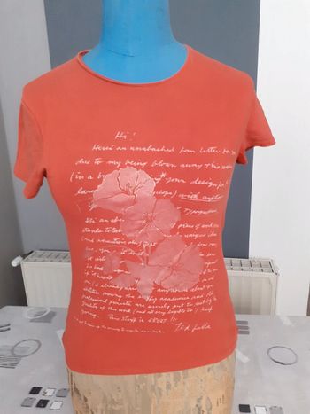 T shirt rouge brique Taille M