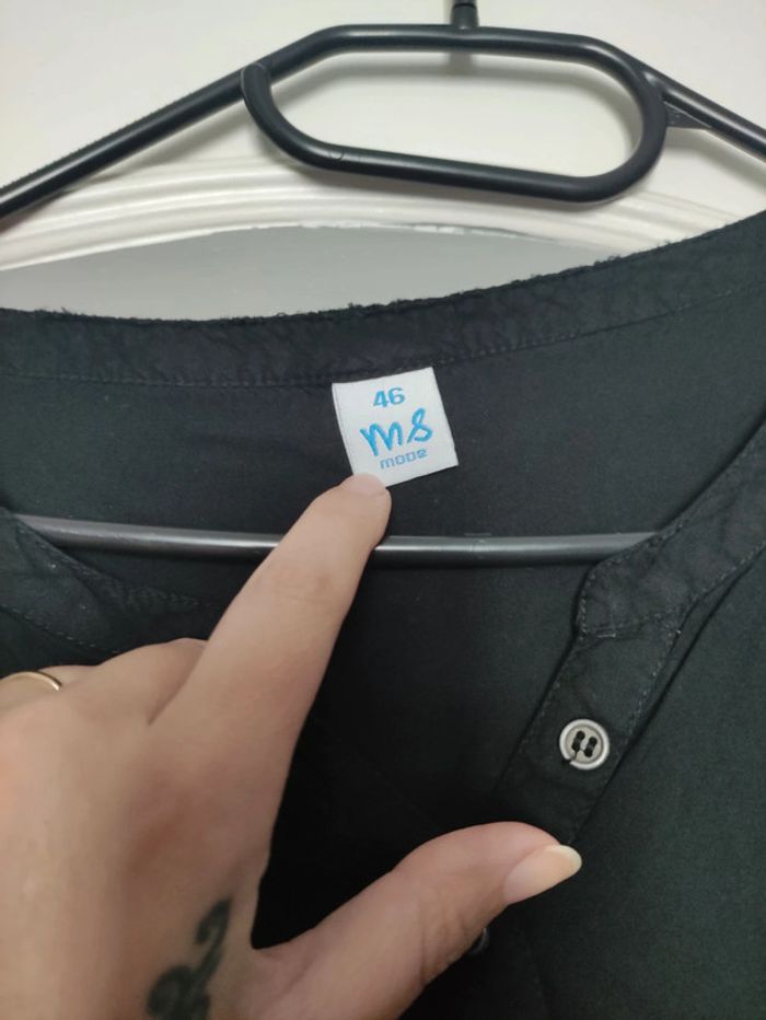 Blouse fluide noir taille 46 - photo numéro 4