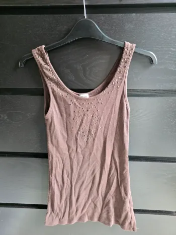 débardeur marron Etam