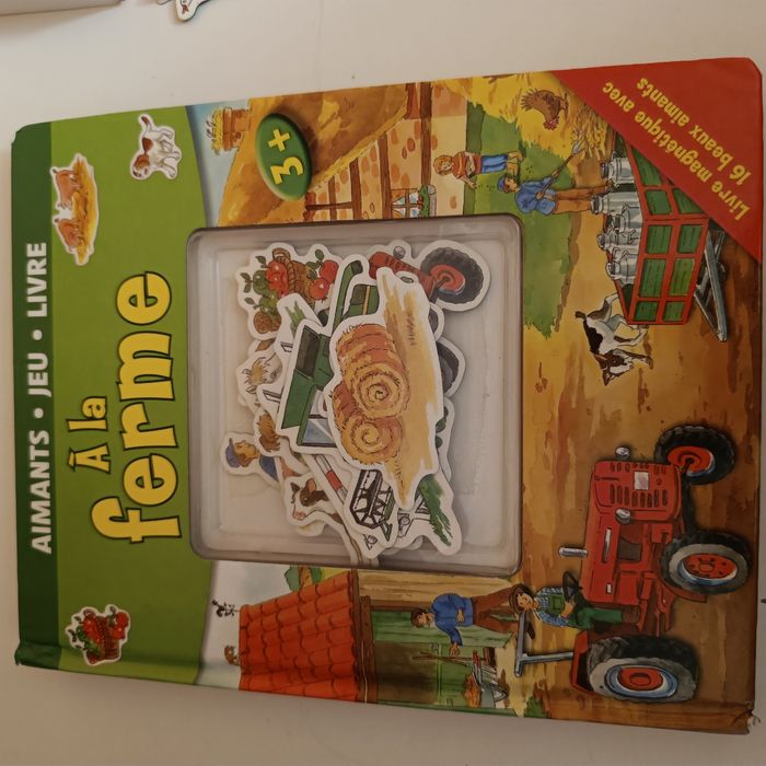 Livre magnétique à la ferme