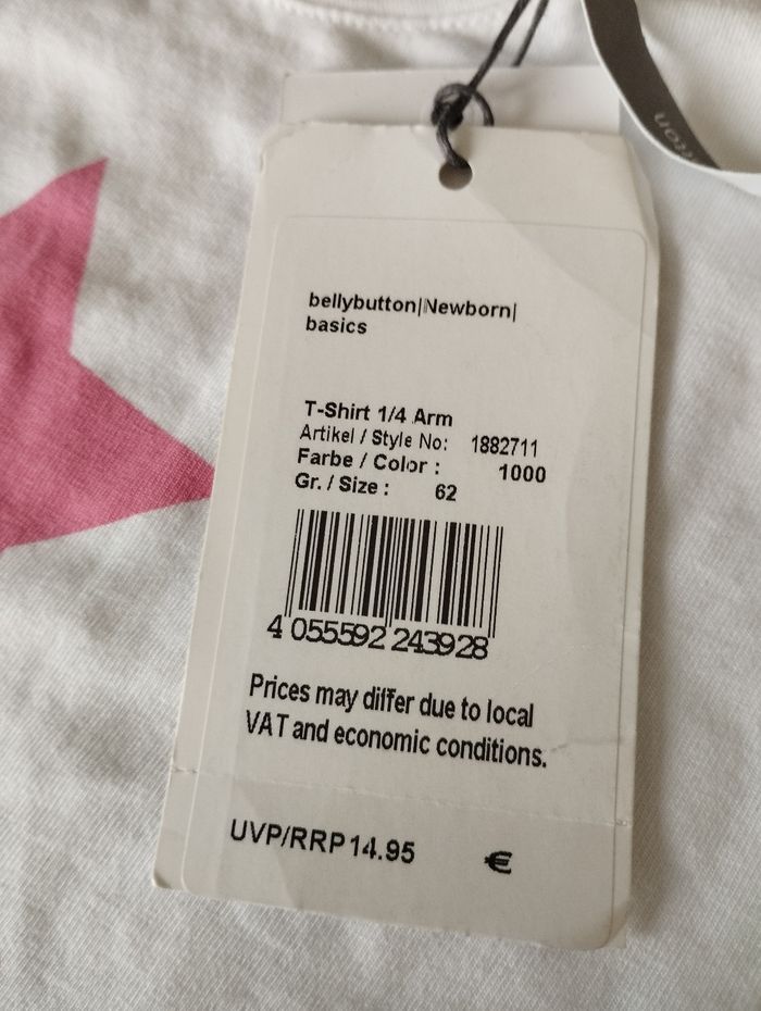 T-shirt manches courtes bellybutton neuf - photo numéro 2
