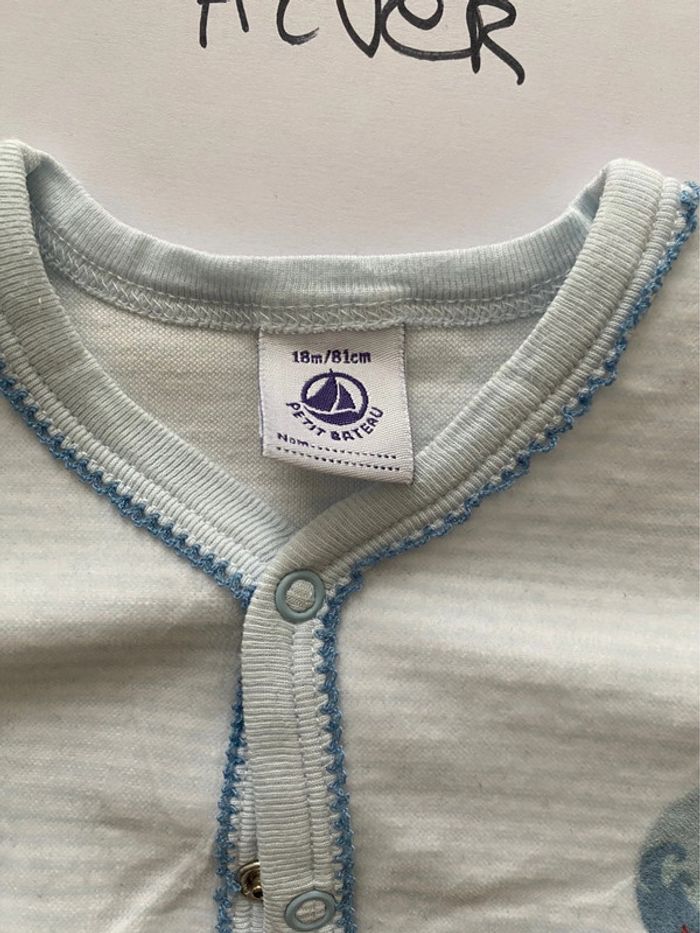 Lot de 3 pyjamas chauds - Petit Bateau & autre - 18 mois - TBE - photo numéro 11