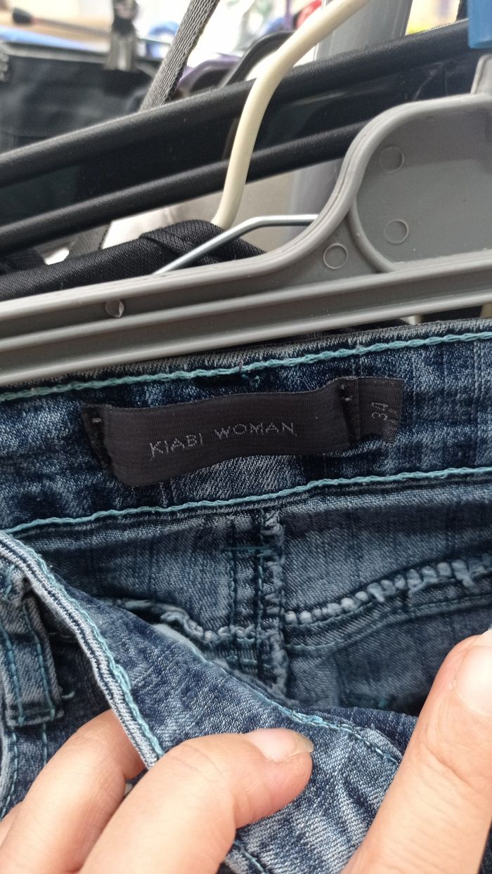 Jean femme 34 Kiabi pantacourts - photo numéro 2