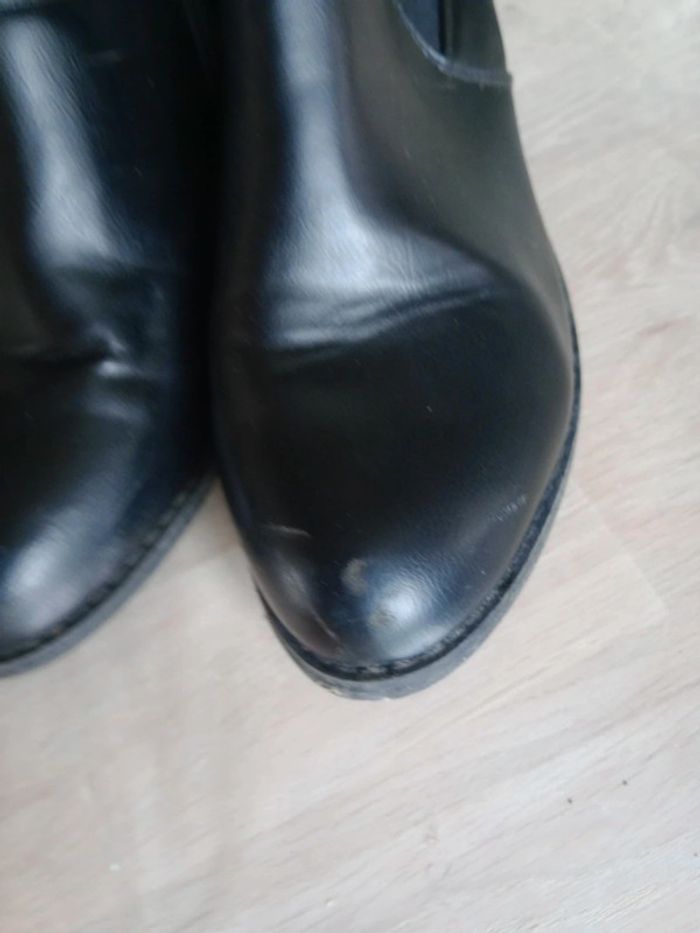 Bottines courtes femme 38 noir c79 - photo numéro 8