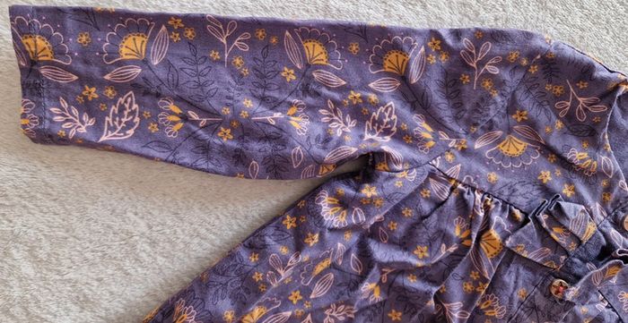 Ensemble Sergent Major Blouse + Pantalon + Bandeau violet & moutarde 9M (BE) - photo numéro 15