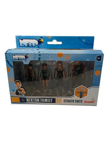 Coffret 4 figurines The Deep Nekton Family Stealth Suits Simba neuf