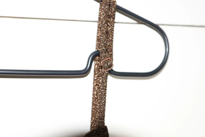H&M - Robe marron foncé scintillant - photo numéro 4