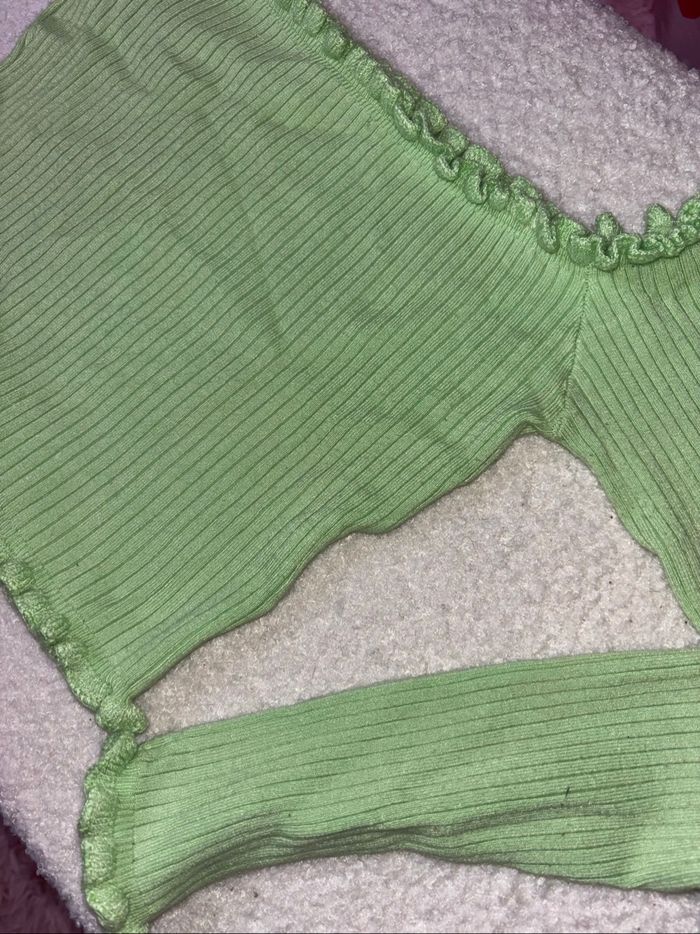 Crop top vert - photo numéro 2