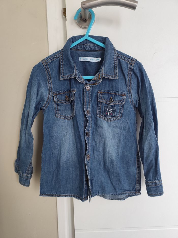 Chemise manches longues garçon Gémo 3ans
