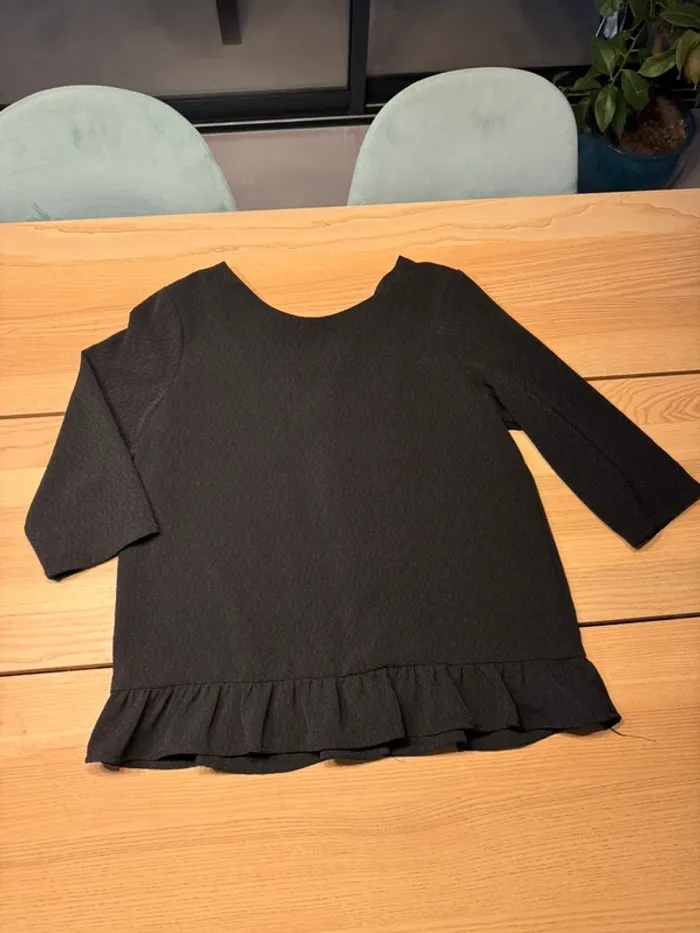 Blouse noir Charlior réversible taille M/L - photo numéro 2