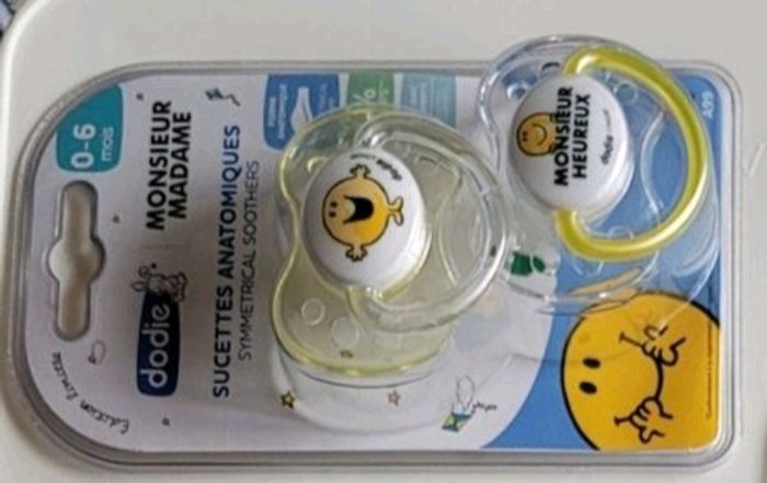 Lot de sucettes ergonomiques