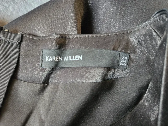 Robe Noir Karen Millen Taille 44 - photo numéro 3