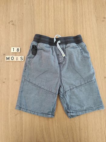 Short coton lin Obaïbi