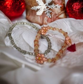 Lot 2 bracelets perles fille