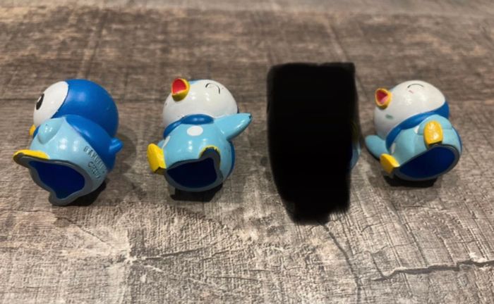 3 Pokémon  Finger Puppet Pokémon / Nintendo « Ttiplouf » (Bandai) - photo numéro 2