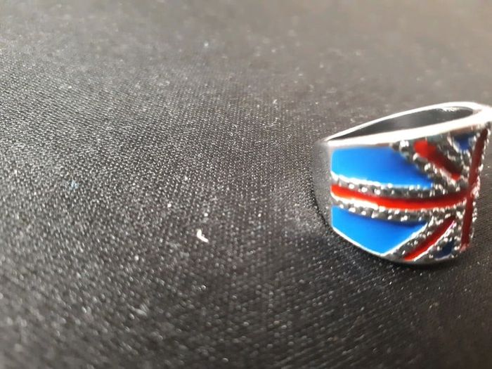 Bague avec drapeau anglais T50 - photo numéro 3