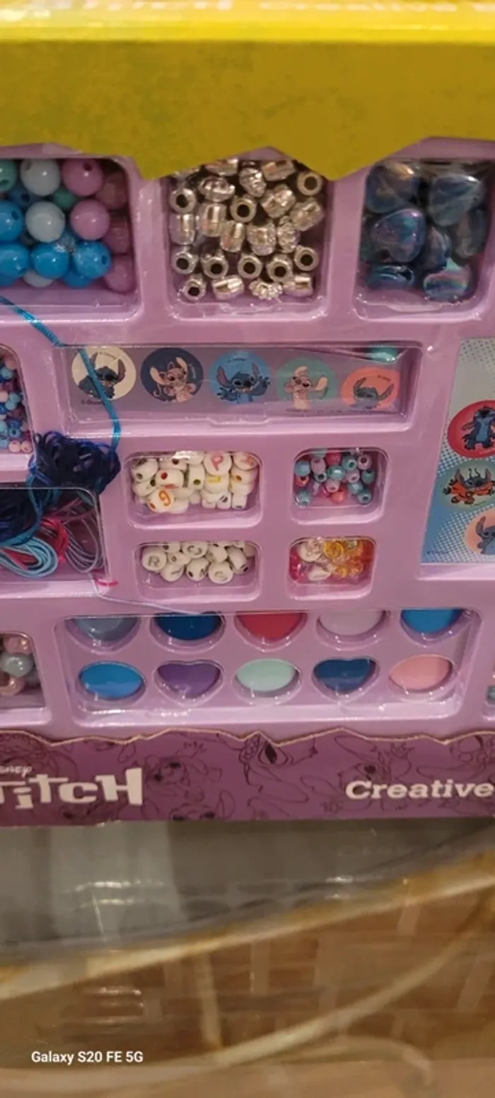 Création bijoux perles Stitch et Angel Disney - photo numéro 4