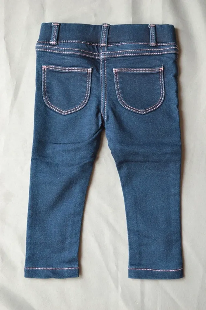 Jeans slim Pat & Ripaton 18-24 mois - Bleu Denim Fille - photo numéro 3