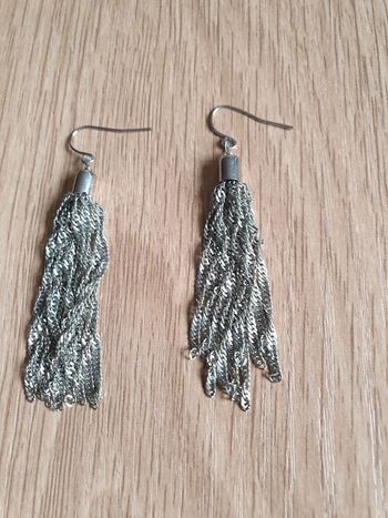 Boucles d'oreilles torsadées et pendantes