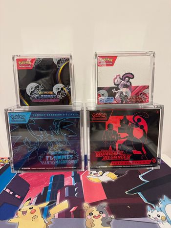 Protection acrylique Etb et display Pokémon 