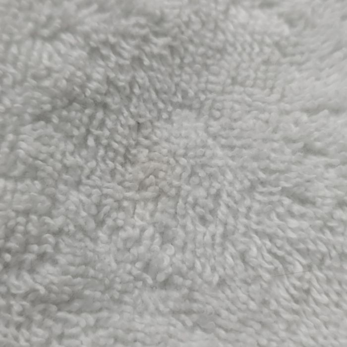 Peignoir blanc à capuche en coton - photo numéro 8