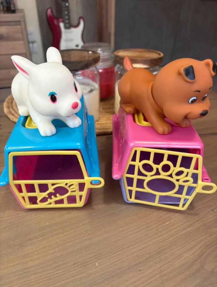 2 MyLittle Pet Simba dans leur caisse de transport - photo numéro 2