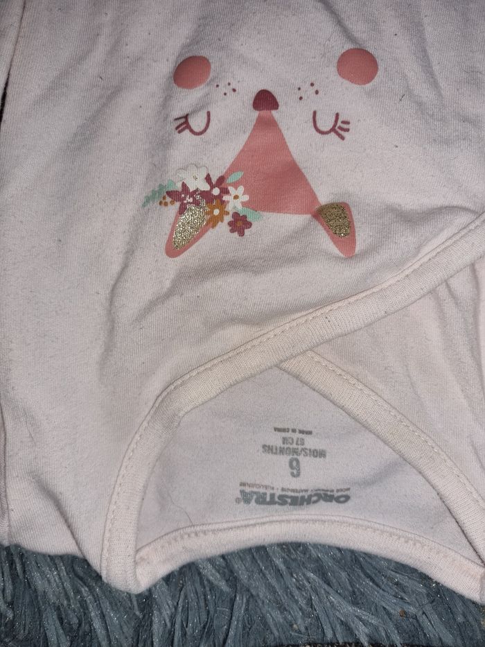 Lot 5 bodies manches longues 6mois - photo numéro 9