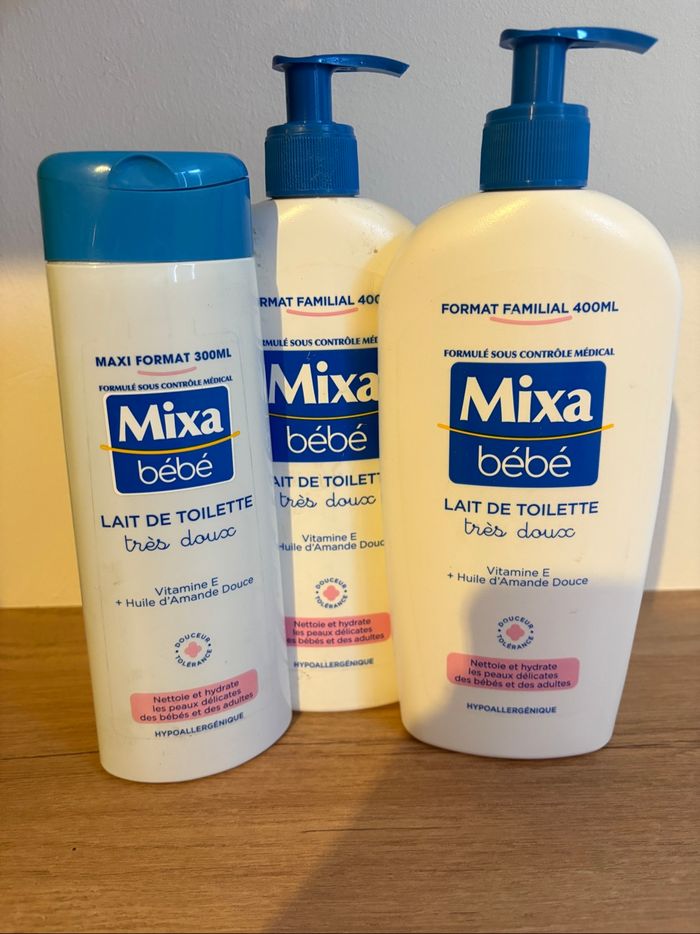 Lait de toilette mixa bébé