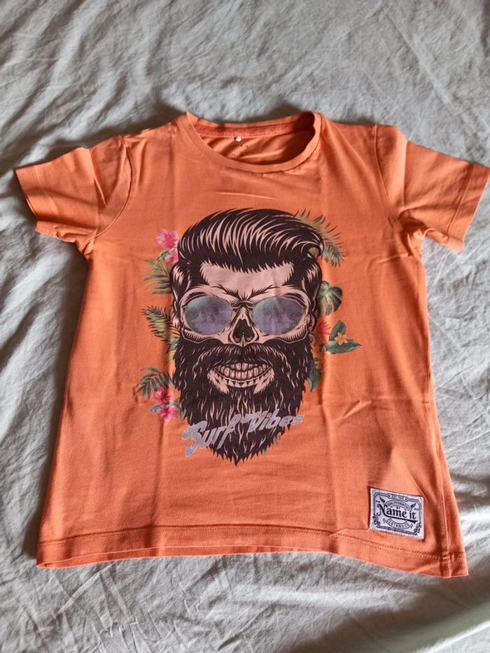Lot de 3 t-shirts garçon 7-8 ans - photo numéro 2