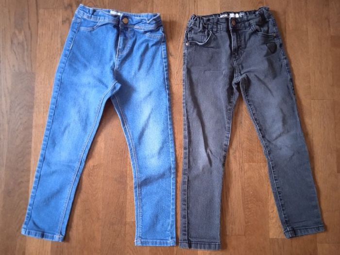 Lot de 2 jeans slim fille - 7 ans